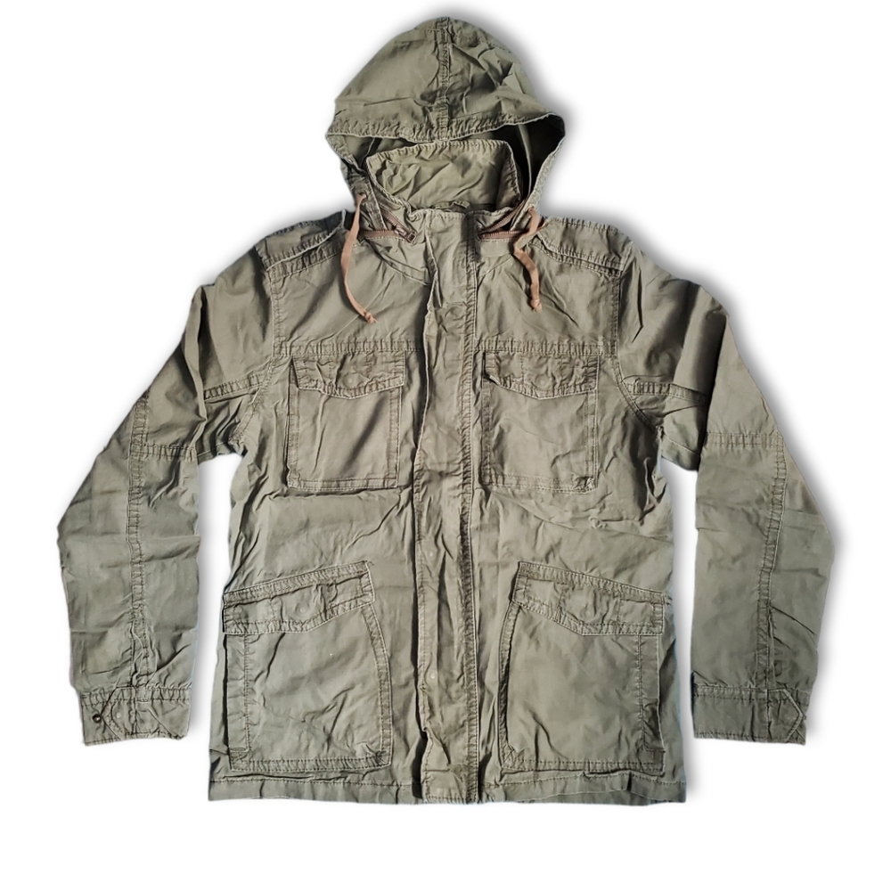 H&M Military Field Jacket Green Size M